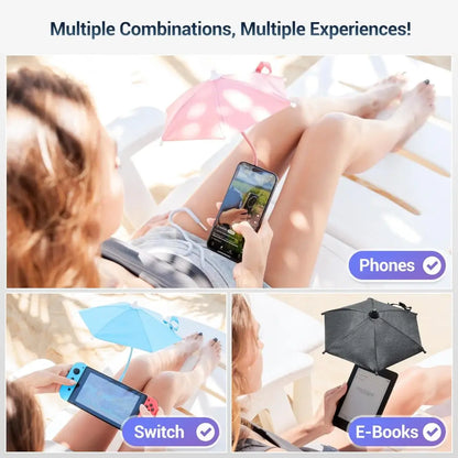 Universal Mini Phone Umbrella with Stand