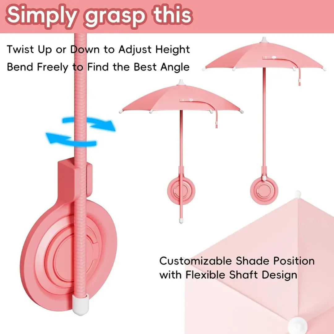 Universal Mini Phone Umbrella with Stand