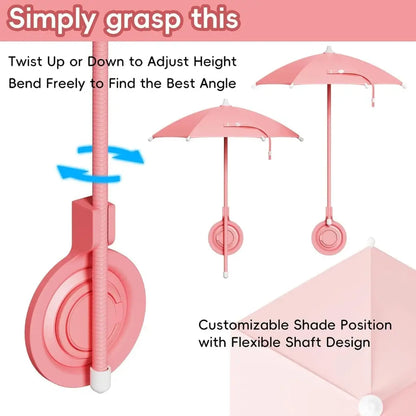 Universal Mini Phone Umbrella with Stand