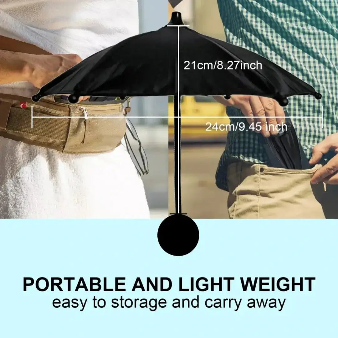 Universal Mini Phone Umbrella with Stand